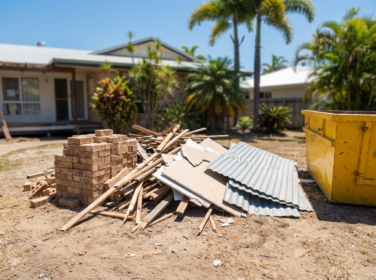 Builders waste: timber and site offcuts